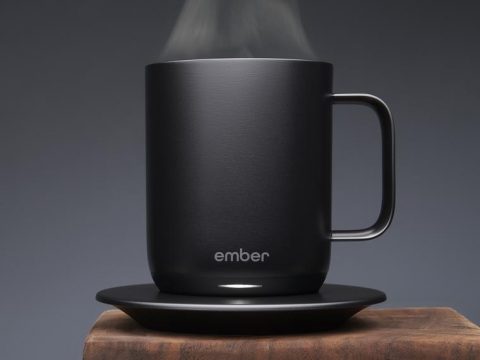 Ember Ceramic Temperature mug with charge base
