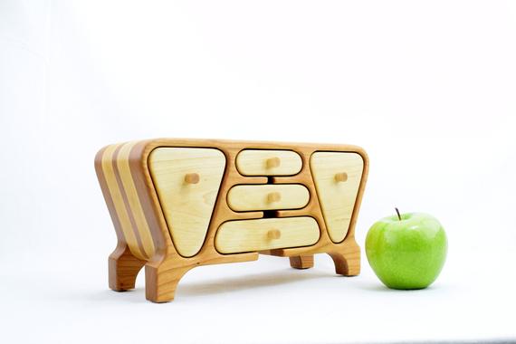 Retro Handcrafted jewelry box