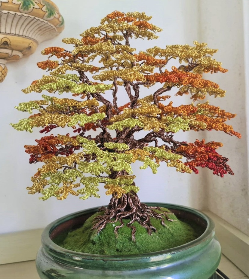 Wire Bonsai Tree Art