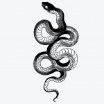 Inkbox Temporary tattoo snake design