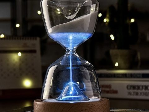 Glowing Hourglass Nightlight