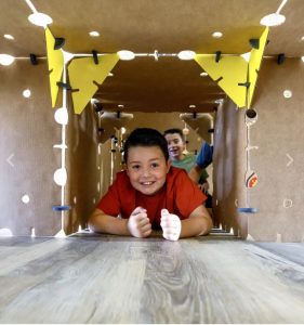 Inside view of make a fort